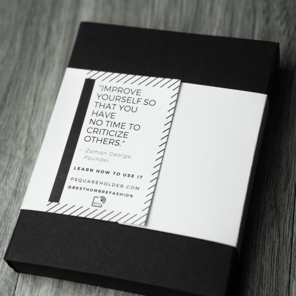 NWT Pocket Square Holder - Slim Suit Accessory - Picture 9 of 10